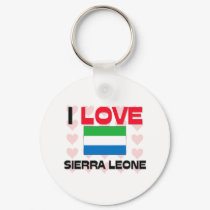 I Love Sierra Leone keychains by tshirtshirts I Love Sierra Leone keychains