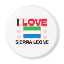 I Love Sierra Leone magnets