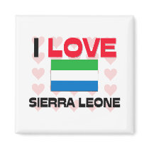 I Love Sierra Leone magnets