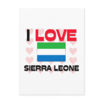 I Love Sierra Leone postcards