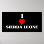 I Love Sierra Leone Posters