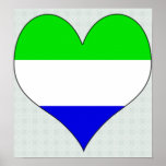 I Love Sierra Leone Posters