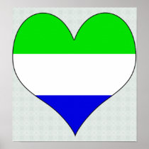I Love Sierra Leone Posters