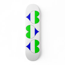 I Love Sierra Leone Skate Board