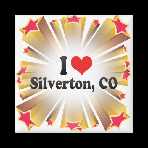 I Love Silverton, CO Magnets