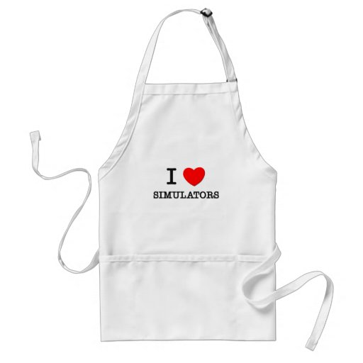 I Love Simulators Aprons