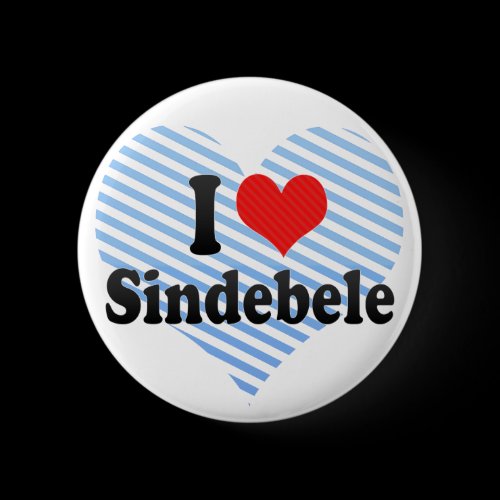I Love Sindebele Buttons