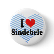 I Love Sindebele Buttons