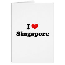 I LOVE SINGAPORE GREETING CARD