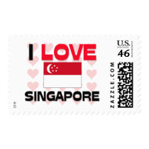 I Love Singapore postage
