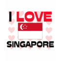 I Love Singapore t-shirts by tshirtshirts I Love Singapore t-shirts