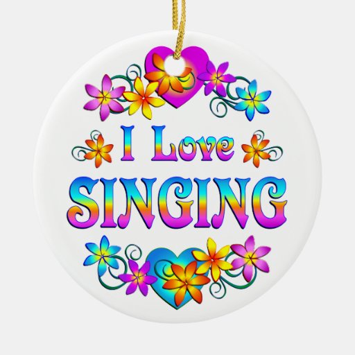 i love singing ornaments i love singing ornaments