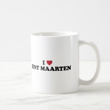 I Love Sint Maarten / Saint Martin Coffee Mug