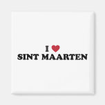 I Love Sint Maarten / Saint Martin Magnets