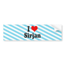 I Love Sirjan, Iran Bumper Stickers