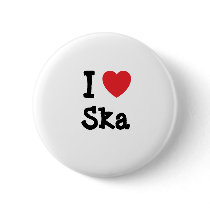 I love Ska heart custom personalized buttons by funnycustomtshirts I love Ska heart custom personalized buttons