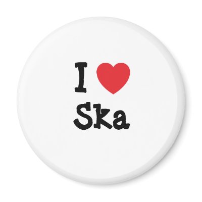 I love Ska heart custom personalized Magnet by funnycustomtshirts