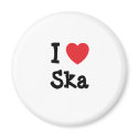 I love Ska heart custom personalized magnets