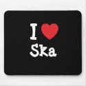 I love Ska heart custom personalized mousepads by funnycustomtshirts I love Ska heart custom personalized mousepads