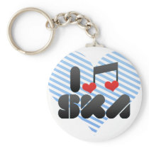 I Love Ska Keychains