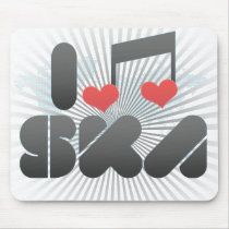 I Love Ska Mouse Pad