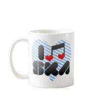 I Love Ska Coffee Mugs