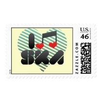 I Love Ska Postage Stamps