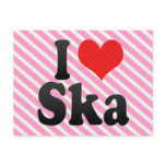 I Love Ska postcards