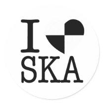 I Love Ska Sticker