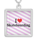 I love Skateboarding Necklace