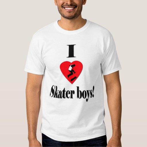 I love skater boys TShirt Zazzle