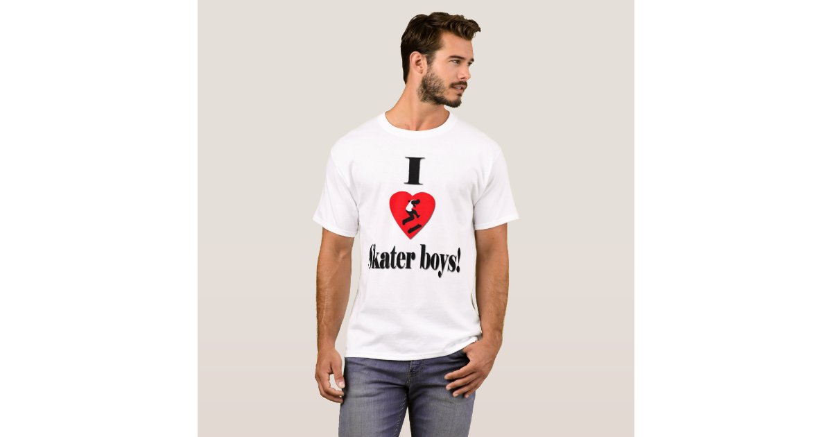 I love skater boys TShirt Zazzle