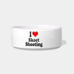 I love Skeet Shooting Cat Food Bowl