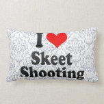 I love Skeet Shooting Throw Pillows
