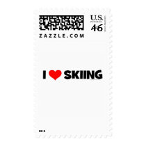 I Love Skiing postage by weeteeshirts I Love Skiing postage