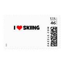 I Love Skiing postage by weeteeshirts I Love Skiing postage