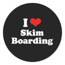I Love Skim Boarding Tshirt stickers by loveshirts I Love Skim Boarding Tshirt stickers