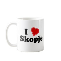 I Love Skopje mugs