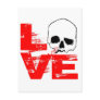 I love skull print post cards