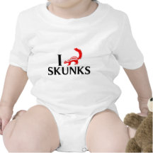 I Love Skunks Tshirts