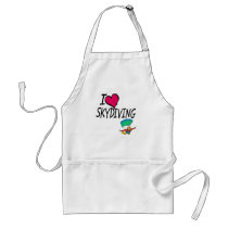 I Love Skydiving Apron