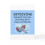 i love skydiving greeting cards