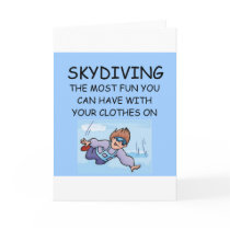 i love skydiving greeting cards