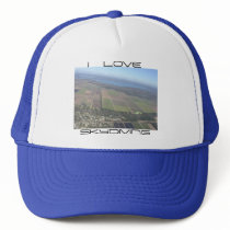 I LOVE SKYDIVING hats by La_Skydiving I LOVE SKYDIVING hats