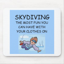 i love skydiving mousepad
