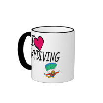 I Love Skydiving Coffee Mug