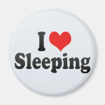 I Love Sleeping Magnet