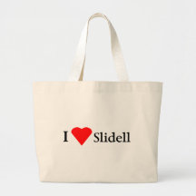I Love Slidell Canvas Bag