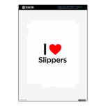 I Love Slippers Skins For iPad 3