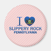 I Love Slippery Rock, PA Magnet